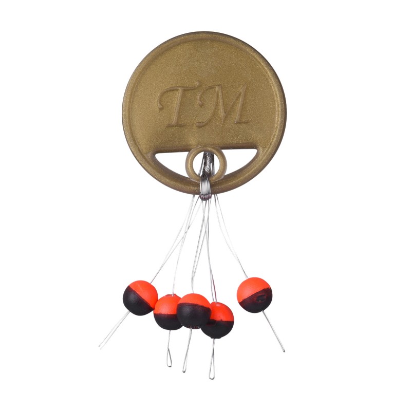 MINI PILOTS 5MM BLACK/RED TROUT MASTER